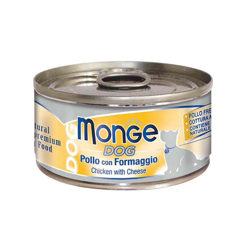Monge Dog Pollo con Formaggio – 24x95g