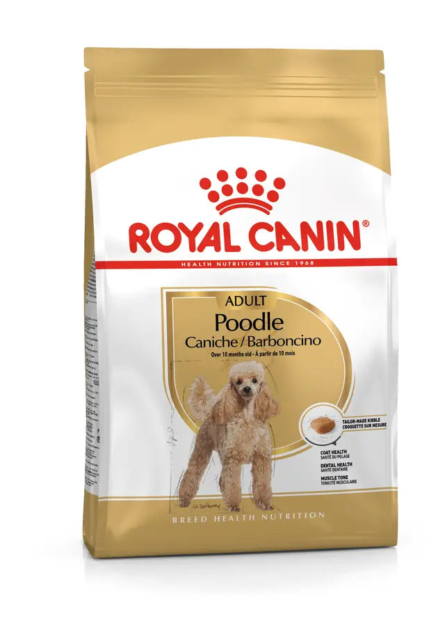 Royal Canin Poodle Adult – Alimento Secco Completo per Cani Adulto di Razza Barboncino, Formato 1,5 kg