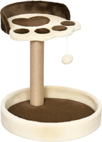 Tiragraffi Pawhut per Gatti a Forma di Zampa - 44x41 cm