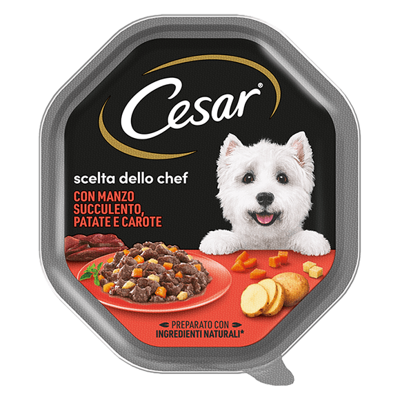 Cesar Scelta dello Chef Manzo, Patate e Carote – 24x150g