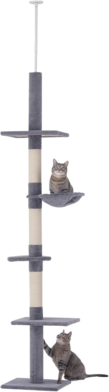 Albero tiragraffi a soffitto PawHut