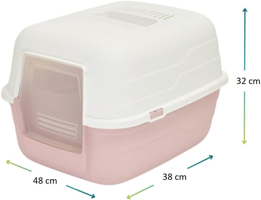 Lettiera Paluplus Box Chiusa – Porta Basculante & Filtro ai Carboni Attivi