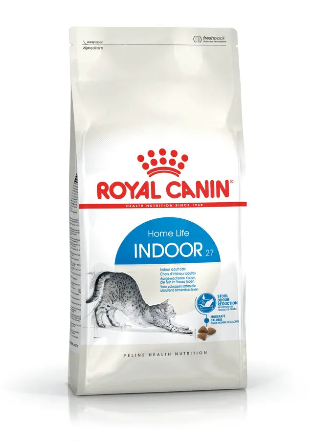 Royal Canin Indoor 27 – Alimento Secco Completo per Gatti Adulti da 1 a 7 Anni, Formato 2k g