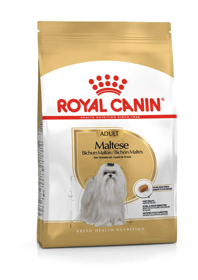 Royal Canin Maltese Adult – Alimento Secco Completo per Cani Adulto di Razza Maltese, Formato 1,5 kg