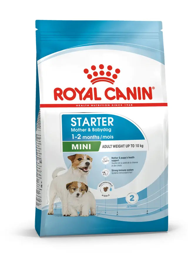 Royal Canin Starter Mother & Babydog Mini – Alimento Secco Completo per Mamme e Cuccioli di Taglia Piccola, Formato 8 kg