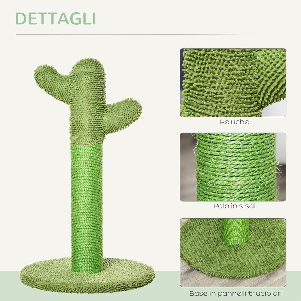 Tiragraffi a Cactus per Gatti – 65x40 cm