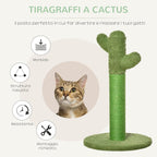 Tiragraffi a Cactus per Gatti – 65x40 cm