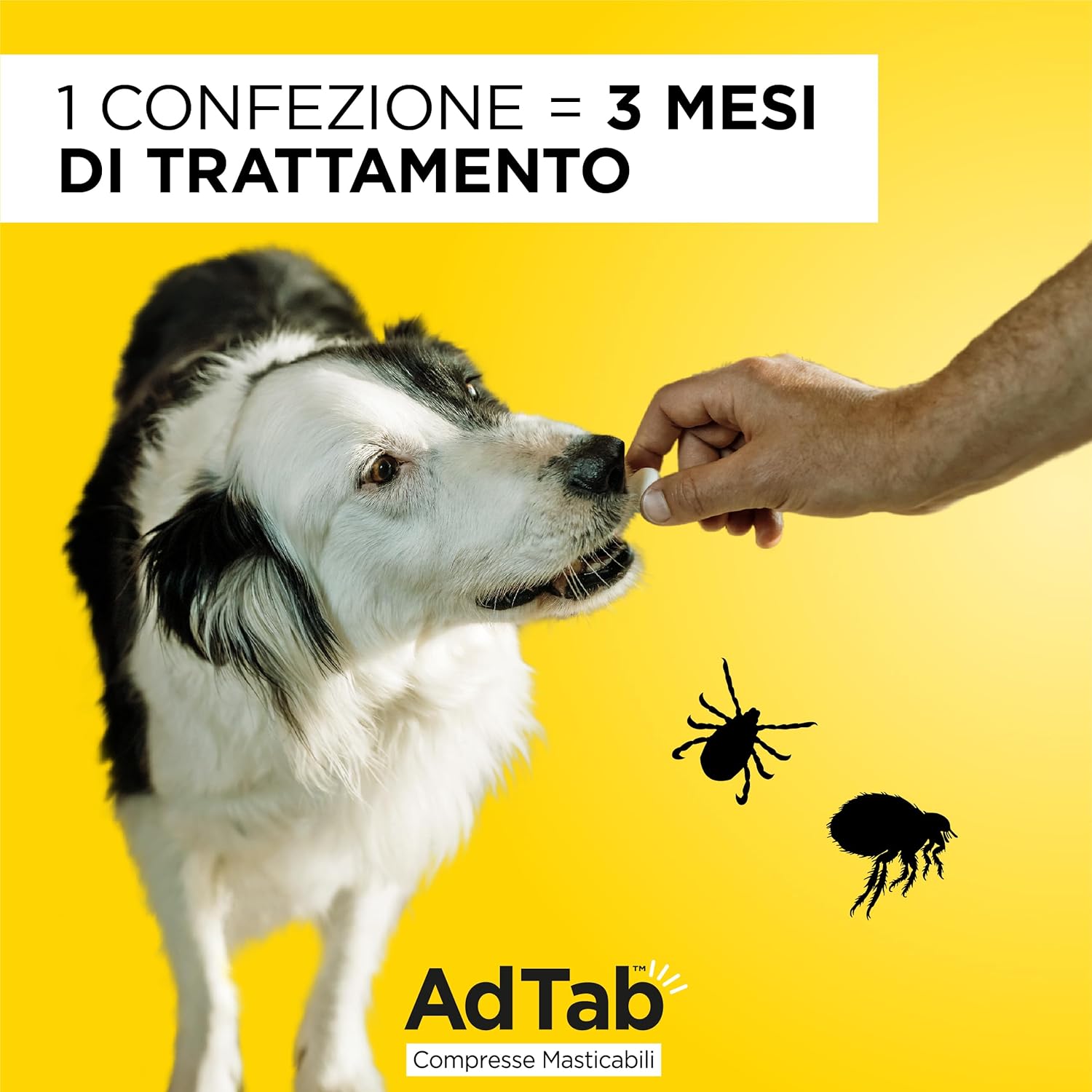 AdTab – Compresse masticabili per cani 11-22 kg (3 compresse da 450 mg)