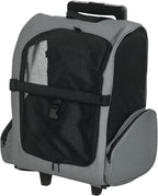 Trasportino PawHut 2 in 1 per Cani e Gatti, Grigio – 42x25x55cm