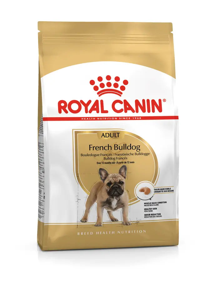 Royal Canin French Bulldog Adult – Alimento Secco Completo per Cani Adulto di Razza Bulldog Francese, Formato 1,5 kg