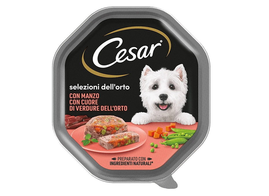 Cesar Selezioni dell’Orto Manzo e Cuore di Verdure – 24x150g