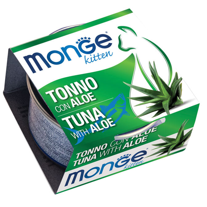 Monge Kitten Tonno con Aloe – 24x80g