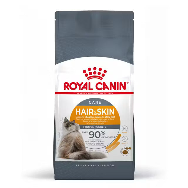 Royal Canin Hair & Skin Care – Alimento Secco Completo per Gatti Adulti, Formato 400 g
